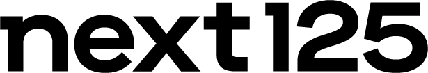 Black next125 luxury kitchens logo