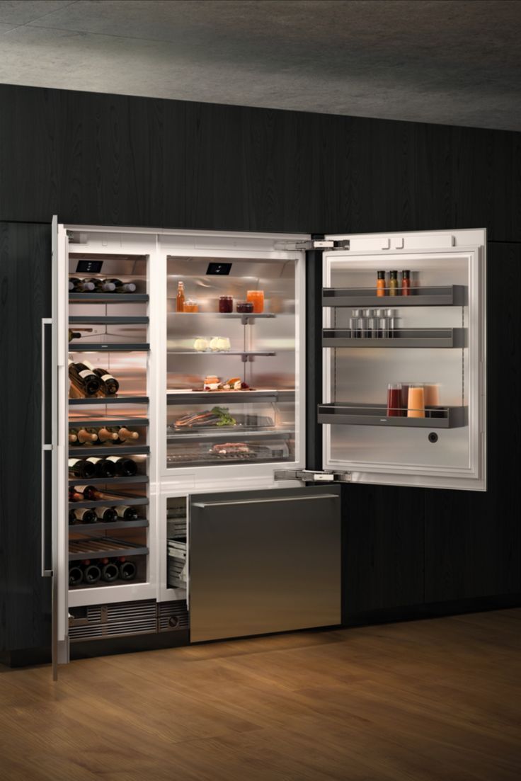 Gaggenau Vario cooling Expressive series refrigerator and freezer
