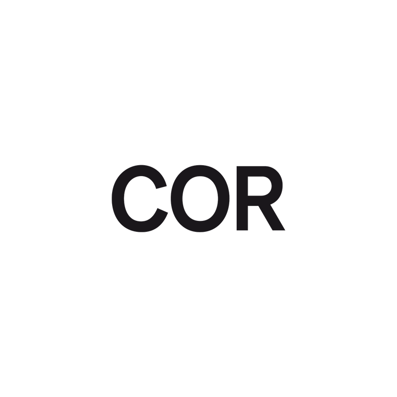 Cor furniture logo on white background