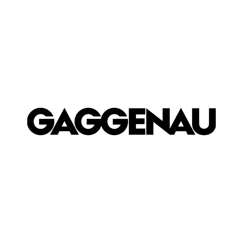 Gaggenau logo in black on a white background
