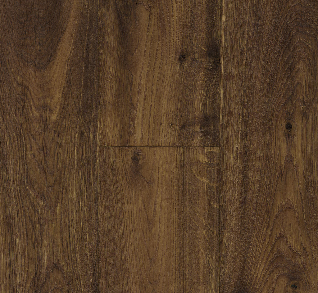 Oak smoked handscraped brushed