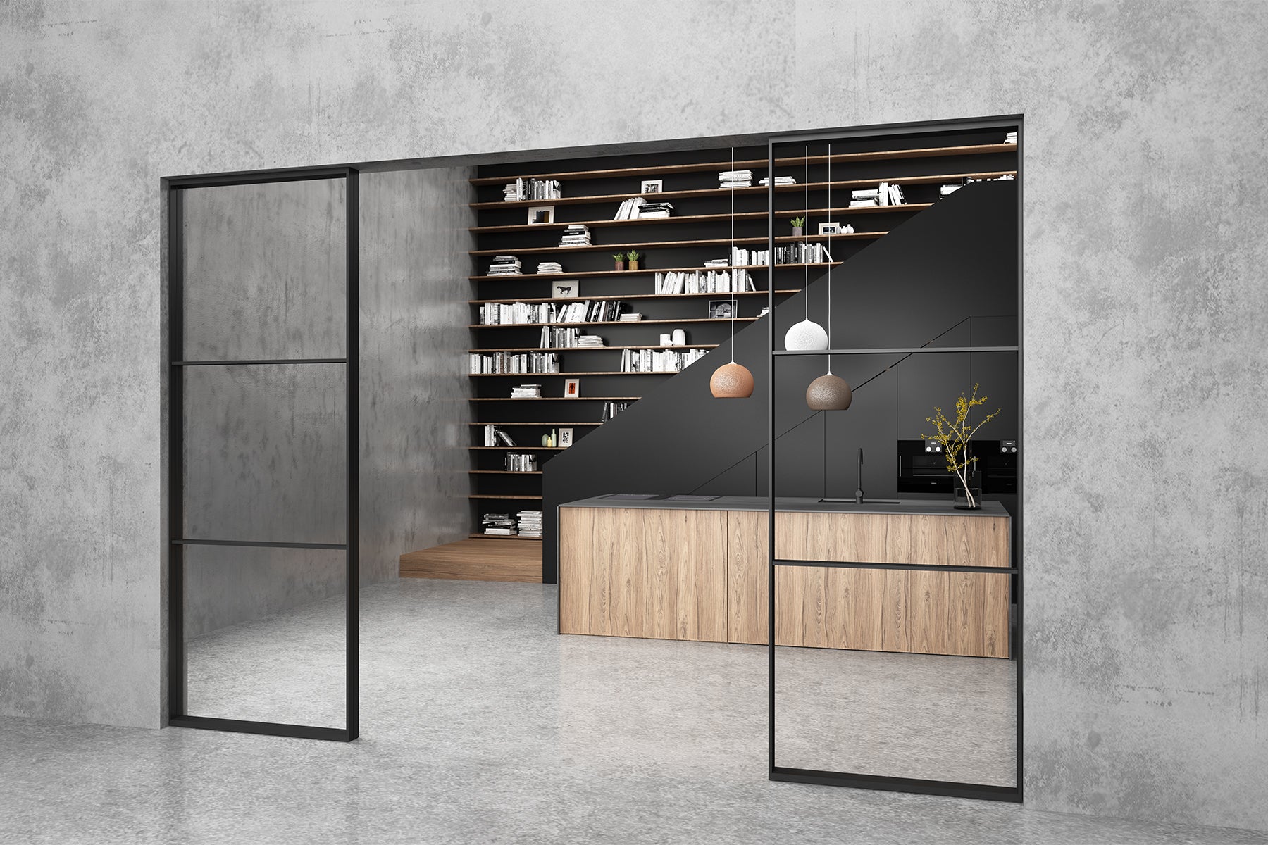 Nexo glass enclosure